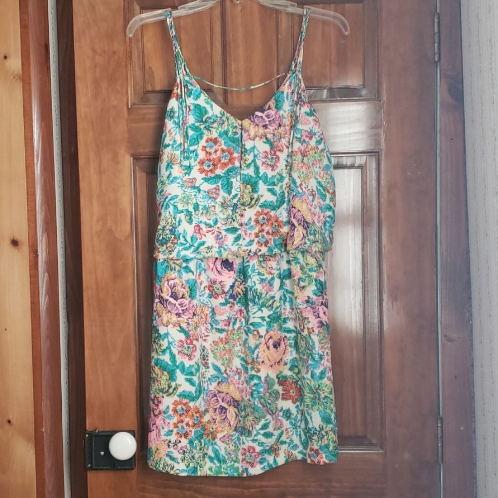 Floral print dress
